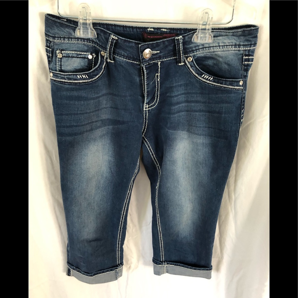 Denim capris